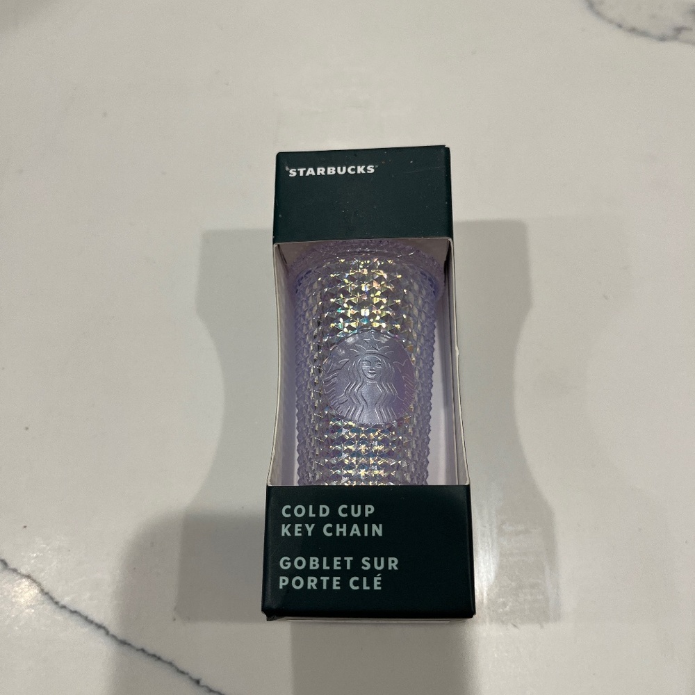 Starbucks Cold Cup Keychain NWT